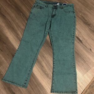DG2 by Diane Gilman Teal Flare Jeans‎